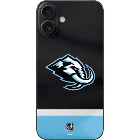 NHL Utah Mammoth Striped Jersey iPhone 16 Plus Skin